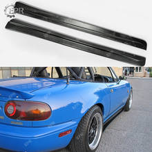 FRP For Mazda MX5 NA Roadster FD Style Side Skirt Extension Tuning Part Trim For MX5 NA Fiber Glass Side Skirt Extension 2024 - buy cheap
