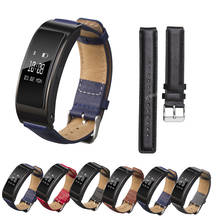 Correa de cuero genuino para Huawei Talkband B6, pulsera deportiva de 16mm para teléfono inteligente, Correa para Huawei Talkband B3 B6 2024 - compra barato