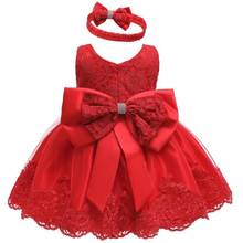 Vestido de aniversário infantil, 1 ano, roupas para meninas, vestido de festa, princesa, roupas florais para bebês e meninas, vestido de natal 2024 - compre barato