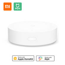 Xiaomi Mijia Multi-Mode Gateway 3 WIFI Bluetooth Mesh Hub Voice Remote Control works With Mi Home APP Apple Homekit 2024 - buy cheap