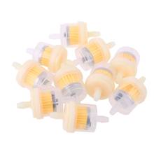 10x 4/25'' 4mm Hose Motorcycle Scooter Gasoline Filter Clear Inline Gas Fuel New 2024 - buy cheap