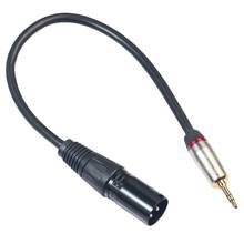 0.3M Xlr 3Pin Male To 3.5Mm Trs Male Stereo Plug Shielded Microphone Mic Connector Adapter 2024 - buy cheap