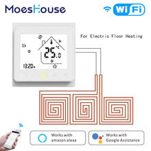 WiFi Smart Thermostat Temperature Controller Warm Floor Electric Underfloor Heating Tuya APP Works Amazon Alexa Echo Google Home 2024 - buy cheap