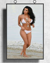 H037 Chloe Khan Hot Model 05 Wall Sticker Silk Poster Art Home Decoration 2024 - buy cheap