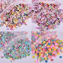 1000Pcs Slime Charms Fruit Slices DIY Clay Toys Modeling Plasticine Tool Polymer Clay Filler Fruit Slime Tool for Plasticine Toy 2024 - buy cheap