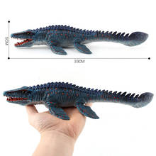 Figura de dinosaurio Mosasaurus Tylosaurus de la vida marina jurásica, juguete de colección educativo de PVC, regalo para niños, 33CM, nuevo 2024 - compra barato
