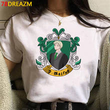 Женские футболки Draco Malfoy, парные футболки в стиле Харадзюку, одежда для пар, милые футболки в стиле Харадзюку 2024 - купить недорого