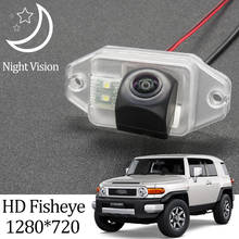 Owtosin-cámara de visión trasera para coche, accesorio de aparcamiento inverso, ojo de pez, HD 1280x720, para Toyota FJ Cruiser (GSJ15W), 2006-2019 2024 - compra barato