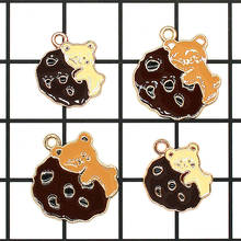 10PCS Cute Koala Enamel Animal Charms 20*24mm 25*29mm Pendant For Metal Earrings Bracelet DIY Jewelry Making Findings XL882 2024 - buy cheap