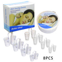 8pcs Anti Snore Apnea Nose Clip Anti-Snoring Breathe Aid Stop Snore Device Sleeping Aid Equipment Stop Snoring 2024 - buy cheap