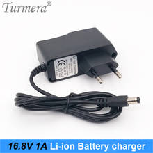 16.8v 14.4v battery charger for lithium battery charger 16.8v 1a with dc 5.5*2.1 for screwdriver battery eu plug Turmera 2024 - buy cheap