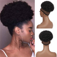 Spring sunshine Synthetic Ponytail Puff Afro Curly Hair Bun High Drawstring Short Afro Pony Tail Clip in on Synthetic 1PC/Pack 2024 - buy cheap