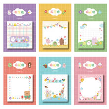 Cute Lovely Animals Creative Sticky Notes Portable Memo Pad Diary Stationary Flakes Scrapbook Decorative N Times Sticky 2024 - buy cheap