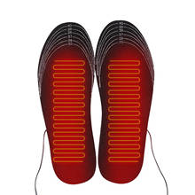 1 пара теплых стелек с USB подогревом, теплые стельки для ног, теплые носки, Зимние Стельки для спорта на открытом воздухе, зимние стельки для обуви 2024 - купить недорого