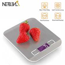 LCD Display Digital Scales 5kg 10kg 1g Weights Scale Stainless Steel Electronic Balance Measure Tools Kitchen Scale Libra 2024 - buy cheap