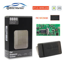 OBD2 V1.5 elm327 bluetooth 4.0 obd2 scanner ferramenta de diagnóstico com PIC15F25K80 para IOS/Android phone car diagnóstico para J1850 2024 - compre barato