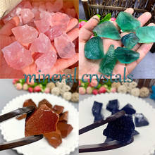 Piedras Natural  Mineral Stone and Crystals Rose Quartz Obsidian Crystal Fluorite Raw Gemstone Reiki Healing Decoration 2024 - buy cheap