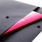 A4 Size Portable PP Plastic Envelope File Waterproof Storage Bag Document Folder - photo 2026