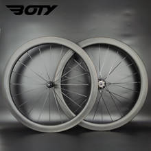 700C 50mm depth Road carbon wheels 25mm width Road bike clincher/tubular carbon wheelset U-shape rim with specail brake surface 2024 - buy cheap