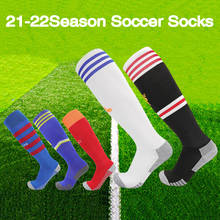 2021/22 New Season Soccer Socks For Adults Kids Thickening Towel Bottom Knee High Football Training Match Sport Racing Stocking 2024 - buy cheap