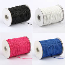 150m/roll Wholesale 1/1.5mm Waxed Thread Polyester Cord String Strap for Tag DIY Bead Jewelry Necklace Custom Decor Accessory 2024 - buy cheap