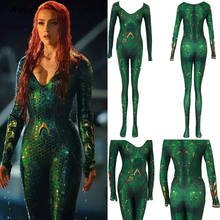 Aquaman Mera Atlanna-traje de Cosplay para mujer, disfraz de Halloween, para niños 2024 - compra barato