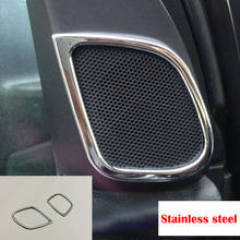For Honda CRV CR-V accessories 2012-2016 Stainless steel Car A-pillar speaker audio Horn Cover Trim Car Styling 2pcs 2024 - buy cheap
