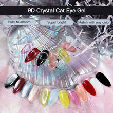 ROSALIND 9D Кристальный гель кошачий глаз 7 мл Лак для ногтей все для маникюра Полупостоянный отмачиваемый УФ-гель-лампа нужна магнитная палочка Gellak 2024 - купить недорого