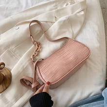 Модные женские сумки через плечо с узором «Аллигатор», уличные повседневные однотонные сумки-мессенджеры на молнии, дамские сумки через плечо, ручная сумка 2024 - купить недорого