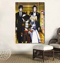 Pintura Modular sin marco para sala de estar, póster de arte de pared con impresiones en HD, Toboso Yana, color negro, para el hogar 2024 - compra barato