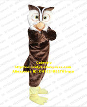 Plush Furry Brown Owl Mascot Costume Adult Cartoon Character Outfit Suit Education Exhibition Tourist Destination zz8069 2024 - buy cheap