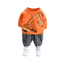 New Spring Children Fashion Clothes Boys Girls Cartoon T Shirt Cartoon Pants 2pcs Kids Long Sleeve Suit Baby Casual Sportswear 2024 - buy cheap