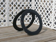 Aro de roda tubular de carbono para bicicletas, aro de roda de carbono totalmente em carbono, largura de 25mm com material de basalto 2024 - compre barato
