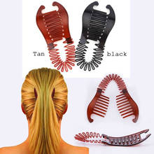 Profissional ferramentas de estilo do cabelo acessórios mulher meninas elásticos cabelo braider scorpion tipo segurando ferramenta rabo de cavalo d301106 2024 - compre barato