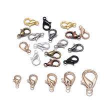 50pcs/lot  Jewelry Findings Alloy  Lobster Clasp Hooks For Jewelry Making Necklace bracelet Chain DIY Supplies Accessories 2024 - buy cheap