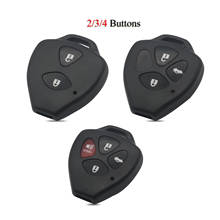 Kutery Car Key Case For Toyota Camry Corolla Avalon Venza Reiz RAV4 Crown 2/3/4Buttons No Blade Remote Key Shell Case Cover 2024 - buy cheap