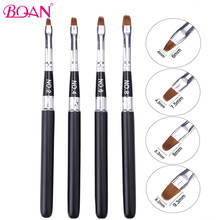 BQAN 4 Style Nail Art Detachable Acrylic UV Poly Nail Gel Extension Builder Drawing Painting Brush Pen Manicure Tools 2024 - buy cheap