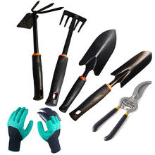 Home Garden Planting Tools Set-6Piece Including Pruning Shears Trowel Cultivator Weeding Fork Weeder and Secateur Q30 2024 - buy cheap