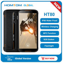 HOMTOM-teléfono inteligente HT80, resistente al agua IP68, 4G, LTE, Android 10, 5,5 pulgadas, 18:9, HD + MT6737, NFC, carga inalámbrica, SOS 2024 - compra barato