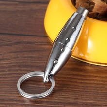 Cigar Punch Cutter Tobacco Stainless Steel Pocket Cigar Cutter Drill Sharp Travel Cigar Accessories W/ Keychain 2024 - buy cheap