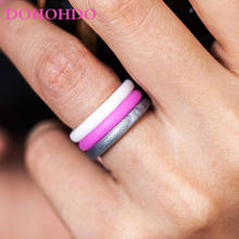 2020 Food Grade FDA Silicone Ring Hypoallergenic Crossfit Flexible Rubber 2.7mm Finger Ring For Women Wedding Rings 4-10 Size 2024 - buy cheap