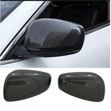 For Renault Koleos 2016 2017 ABS Carbon fiber style  Door Side Rear View Rearview Mirror Overlay Case Cover Trim Car Styling 2pc 2024 - buy cheap