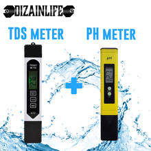 Medidor de ph digital lcd portátil 0.01 + tds ec caneta de teste de pureza da água filtro ppm hidropônico para aquário piscina água vinho ferramenta de teste 2024 - compre barato