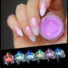 1 Box  Nail Glitter Dipping Metallic Powder Champagne Mirror Effect Nail Decoration Dust Pigment for Nails 2024 - buy cheap