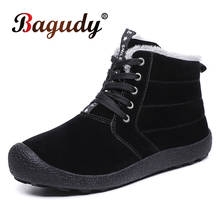 2019 moda super quente inverno botas masculinas confortáveis botas de neve pele quente tornozelo sapatos antiderrapantes homens inverno quente sapatos tamanho 39-48 2024 - compre barato