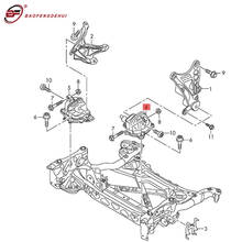 Montaje de goma para Motor de Audi 6,3, 12 cilindros, montaje de inducción de Motor tipo W, A8, A8Q, 4H0199381CF, izquierda, 4H0199382CF, derecha 2024 - compra barato