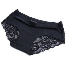 Women Sexy Lace Panties Seamless Underwear Comfort Briefs Ladies Cotton Crotch Transparent Lingerie Woman Panty 2024 - buy cheap