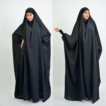 Eid Hooded Muslim Women Hijab Maxi Dress Prayer Garment Set Djellaba femme Jilbab Abaya Ramadan Abayas Islamic Niqab Burka Jubah 2024 - buy cheap