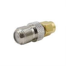 1Piece SMA Male to F Female RF Coaxial Adapter F Type Jack to SMA Plug Straight Coax Connector Convertor 2024 - buy cheap