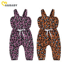 Ma & Baby-Mono de verano para recién nacido, Pelele de leopardo, ropa sin mangas, 0-3 años 2024 - compra barato